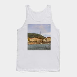 Sailboat in the Gulf of Corinth Tank Top